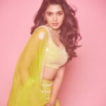 Krithi Shetty Instagram - #dreamy #vibes 🌼⭐️ Also I hope you are doing well…and are having a nice day 😊 take care 💛 • Outfit @madsamtinzin Jewellery @amrapalijewels Styling @archamehta Team @poorvjainn @ira_bindal H & M @krishnakami @makeupbysalonij