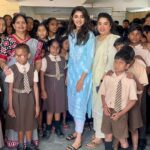 Krithi Shetty Instagram - Visited @devnarfoundationfortheblind and met these angels today…who were truly the most polite and brilliant kids I’ve ever seen….they were so happy and grateful for what they have 🌸 a lot to learn from them 💞 a huge shoutout to the true heroes Dr.Saibaba Goud and Mrs. Jyothi saibaba Goud for running this place so passionately…it was wonderful meeting you 🙏🏼 (Last slide shows how happy they made Me feel 🌸)
