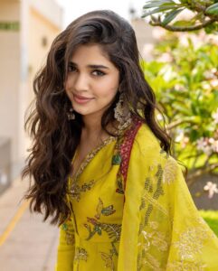 Krithi Shetty Instagram - A grateful heart is a magnet for miracles ✨ 
#keepsmiling #staypositive #loveyourself 
•
•

Styled by @tanishqmalhotraa
Wearing @archanajaju.in
Jewellery @sheetalzaveribyvithaldas
Assited by @thestylethesaurus_ 
Photographer @kiransaphotography 
M & H @pinkylohar @kamaldeepss