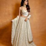 Krithi Shetty Instagram - The glow from within + some highlighter 😉 • • Styled by @tanishqmalhotraa Wearing @taruntahiliani Photographer @kiransaphotography Earrings @goldenwindow @ascend.rohank Necklace @ajewelsbyanmol Ring by @aulerthofficial Assited by @thestylethesaurus_ M & H @pinkylohar @kamaldeepss
