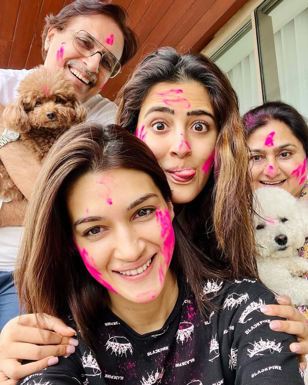 Kriti Sanon Instagram - Happy Holi from Us to You! 💖💖