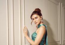 Kriti Sanon Instagram - Why be a wave, when you can be the entire ocean? 🌊 👗 In @galvanlondon