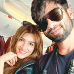 Kriti Sanon Instagram - KS & SK 💕 @shahidkapoor
