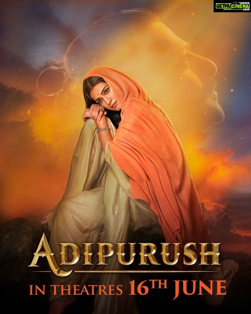 Kriti Sanon Instagram - 3 days to #Adipurush ! ♥️🙏🏻🏹🔱 Can’t wait for you all to witness the magic of this epic story on the big screen in 3D! Butterflies in my stomach! 🥹 #JaiSiyaRam 🙏🏻