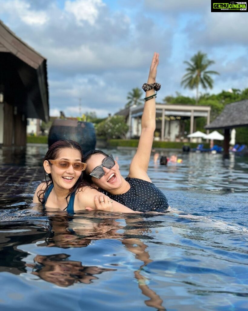 Kritika Sharma Instagram - HAPPY BIRTHDAY diduu🤍✨ Me and my sister against world ! Epic depiction of our relationship in these series of pictures but still so much more to us! Cheers to you for never looking your age and people mistaking me as your elder one 🙄 but we all know who’s still chotu with harqateein ! I hope god gives you all the happiness and you achieve immense success because that’s what you deserve ! Backbone of Sharma sisters keeping us afloat n growing 🥺thankyou for everything that you do and you are ….. always grateful for you now please can you please behave your age 🌚 thanks I love you to the moon n back 💯🤍 JW Marriott Khao Lak Resort and Spa