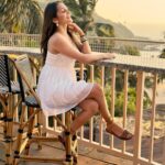 Kritika Sharma Instagram - Dubki is THE place to visit when in Vagator, Goa. 😍 Take the Plunge at @dubkigoa The breathtaking sundowner, the delicious food, the chilled drinks and the peaceful vibe, everything is exceptional! ❤️ #DubkiGoa #TakeThePlunge