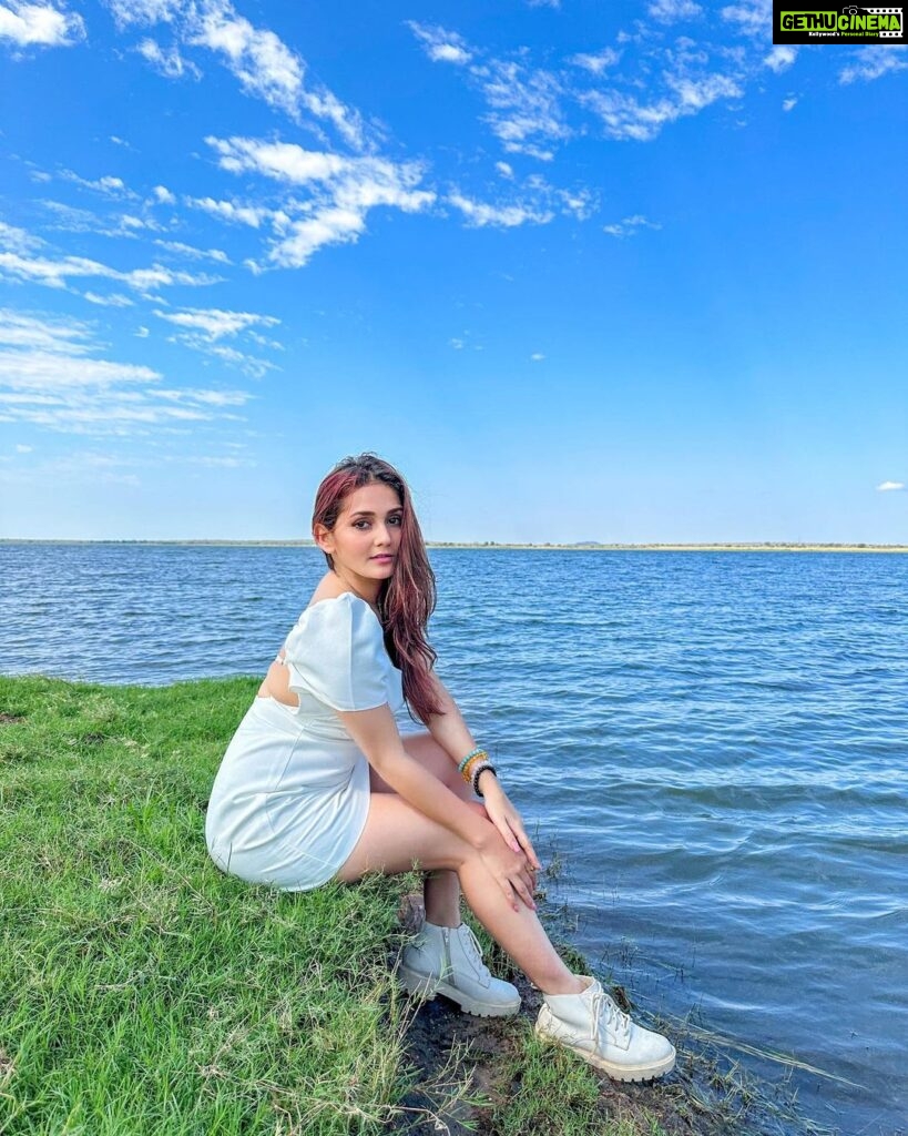 Kritika Sharma Instagram - I left my heart at the lake ! @tadobajunglecamp_ Outfit @zara Shoes @charleskeithofficial #travel #love #girl #lake #lakeside #indian #follow #model Tadoba National Park