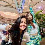 Kritika Sharma Instagram - Let the fun begin @itsshubhanshisingh ❤️ Outfit @themicromoda @publiquedom Stylist: @the_neerajpandey #travel #thailand #friends #girlstrip #love #friendship KLIA - Kuala Lumpur International Airport