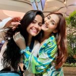 Kritika Sharma Instagram - Let the fun begin @itsshubhanshisingh ❤️ Outfit @themicromoda @publiquedom Stylist: @the_neerajpandey #travel #thailand #friends #girlstrip #love #friendship KLIA - Kuala Lumpur International Airport