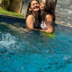 Kritika Sharma Instagram - Sunday funday with @tanyasharma27 📍@utopianvillas #pool #goa #goadiaries #siblings #sharmasisters #swimmingpool #waterbaby Goa