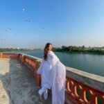 Kritika Sharma Instagram - 🕊️ #gujrat #somnath #spritual #peace #model #girl #indian #white #kritikasharma Somnath