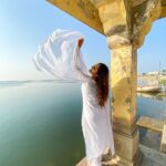 Kritika Sharma Instagram - 🕊️ #gujrat #somnath #spritual #peace #model #girl #indian #white #kritikasharma Somnath