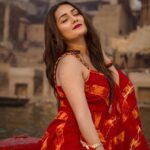 Kritika Sharma Instagram – BANARAS ki chori ❤️ 
📸 @_.harsh.gupta._01 
Outfit @bhaviniparis 

#banaras #varanasi #kashi #model #traditional #indian #ghatsofvaranasi #ghatsofbanaras #boatride #indiangirl #love #travel #travelphotography #photography #girl #trending #trend #explorepage #explore Varanasi – Kashi – Banaras