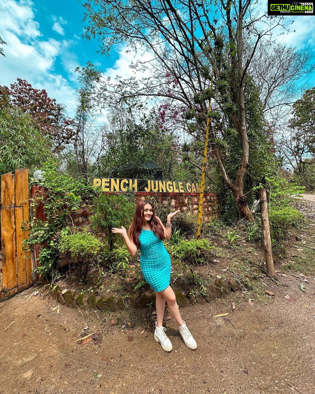 Kritika Sharma Instagram - Pench jungle camp @penchjunglecamp is my recommendation for an amazing jungle safari experience for all the animal lovers out there! Situated in MP border just two hours away from Nagpur is a perfect gateaway! The hospitality is amazing ! You can opt for variety of rooms my favourite was the luxury tent rustic yet classy with all the best amenities in the midst of nature ! Pench Jungle Camp