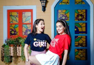 Kritika Sharma Instagram - Yaaay! We have finally launched our merch! Never thought this would even be real some day but we made it possible because of you guys . BUY NOW  @sharmasisters1027 Thank you so much
Please show some love and buy as much as you can 
Don’t forget to tag us we will repost on our Instagram stories ! #sharmasisters #sharmasistersmerch 
ORDER NOW AT @sharmasisters1027 ! @tanyasharma27 @merchit.in 
Location @setsbythebay 
📸 @virajjoshiii
