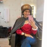 Krutika Desai Khan Instagram - Finest Hair Protein Spa Treatment by @_la_femme_official_ Had a great time pampering my hairs 💆🏻‍♀️💇🏻‍♀️✨ #reels #krutikadesai #kd #spa #explore #instagram