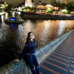 Krutika Desai Khan Instagram - It’s about to rain magic ♾️ Outifit - @uclaindia Shoes - @yuukijapan.co #krutikadesai #kd #unitedkingdom #uk #traveldiaries #shoot #movie #travel #leisure #luxury #lifestyle #explore #ootn #activewear #sports #black #birmingham #canalside #walk #happiness #peace #positivevibes #selflove ♥️ Gas Street Basin