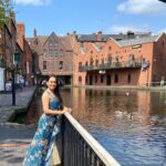 Krutika Desai Khan Instagram - ‘S blissful & Content heart 🥰🤍 Outfit - @sassafrasindia Accessories - @nyela.pret #KrutikaDesai #kd #unitedkingdom #UK #travel #shoot #film #leisure #luxury #lifestyle #fashion #blue #ootd #dance #food #street #bhm #birmingham #beauty #joy #happiness #bliss #content #laughter #positivevibes #justme #asiangirl #mumbai #spreadlove ♥️ Five Ways Open Space