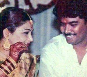 Kushboo Instagram - And the journey continues! Our life in 4 pics. From then to now, nothing has changed. Thank you for always being with me. To love, to fight, to chide, to reprimand, above all to understand me & love me just as I am. To accept me for what I am. Being married to you is a blessing. Happy 23rd dearest hubby. ❤️❤️❤️

 #weddinganniversary #couplegoals #together #forever 💕💕💕