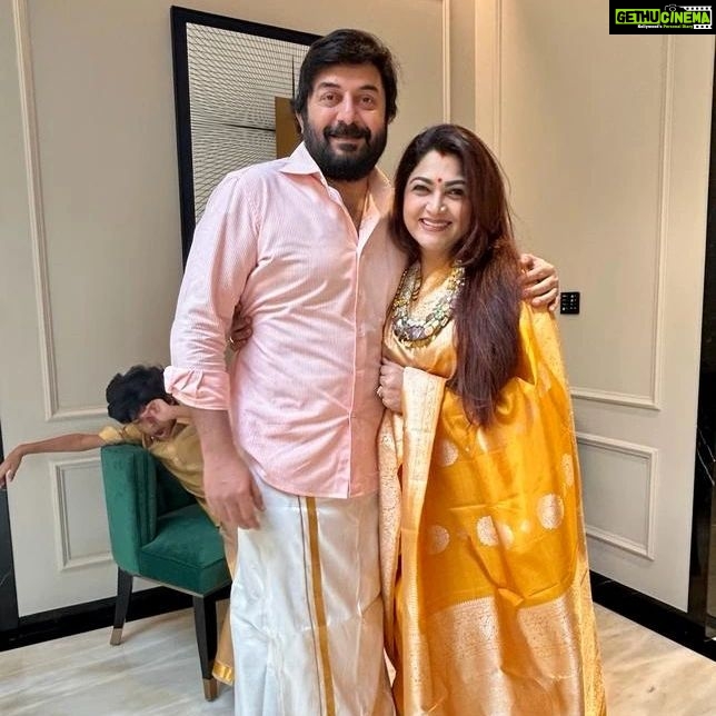 Kushboo Instagram - How can one not fall in love with this man?? My dream #ArvindSwamy❤️❤️❤️