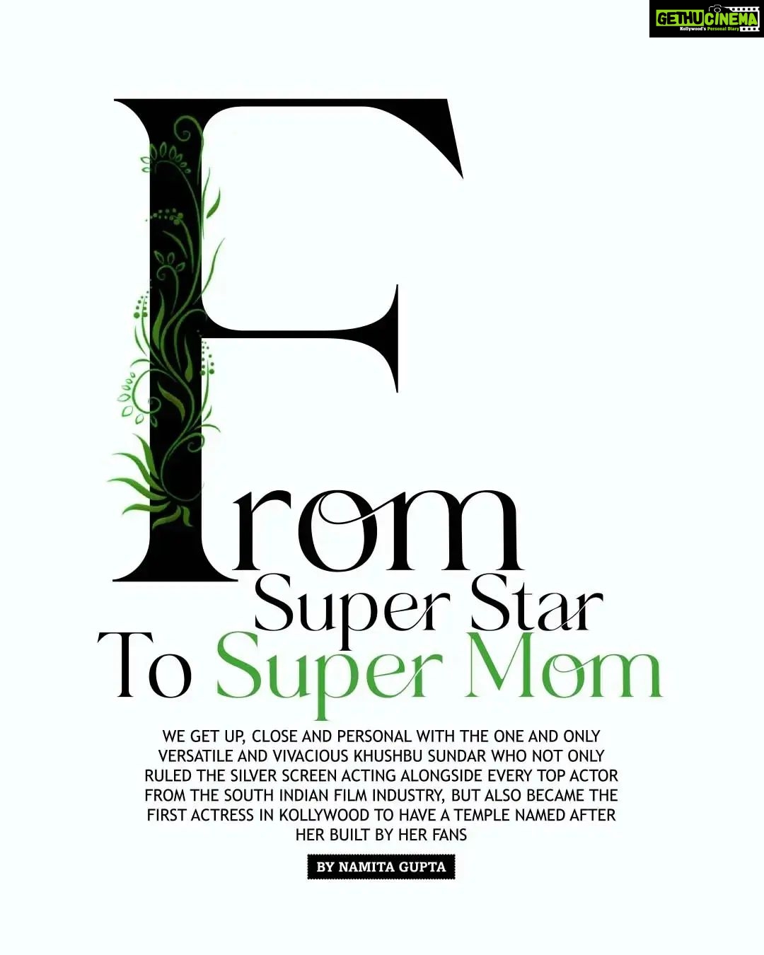 Kushboo Instagram - From Superstar to Super Mom: Swipe Left ! Check out our latest interview as we get up, close & personal with the one & only, vesatile & vivacious supermom Khushbu Sundar in the May Issue of Provoke Lifestyle Magazine. Happy Mother’s Day to all the wonderful moms 🌸💝 #khushbu #khushbusundar #khushboo #ProvokeLifestyle #provokemagazine #stayprovoked #instagood #instagram #instafashion #instadaily #movie #celebrity #trending #mom #superstar #may2023 #mothersday