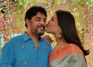 Kushboo Instagram - Wishing you all a very Happpppppppppyyyyyy Diwali.. may this festival of light bring you immense joy n happiness.. from our home, to yours ♥️🧨🌟💕😍♥️