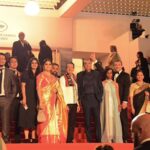 Kushboo Instagram - Taking tradition and culture of our beautiful nation, INDIA, forward, with pride! At Cannes, walking the red carpet in a traditional South Indian Kanjeevaram saree. Each saree is handwoven, helping our weavers to keep the art alive. What an honor to represent our country as the delegation team at this prestigious festival. Walking with the team of our official entry to Cannes, a Manipuri film #ISHANOU was a pride. #IndiaAtCannes #Cannes2023 #Sareelove #tradition #culture #handcrafted Makeup & hair by @lagsa_prassanna Thank you Lagsa. You are incredible. ❤️❤️❤️ Cannes, French Riviera, France