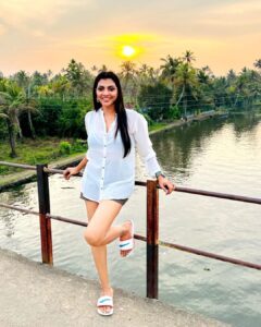 Lahari Shari Instagram - I don't need a river to be lazy 🤍🌻

#happylife #happyvibes #lovenature #livecreatively #smilealways #positivity #mindset #motivation