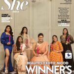 Laila Mehdin Instagram - She Beauty Awards 2023 🎉 🩷 The Comeback Of The Year Award 🏆✨ 🏆 @she_awards 👗@malarvikrambridalcouture 📿 @savinidii_jewellery 🤝 @shrinidhirangarajan_