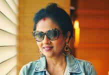 Lakshmy Ramakrishnan Instagram - Experimenting with the look😁 #BeautifulMinds today’s shoot , with a ⭐️