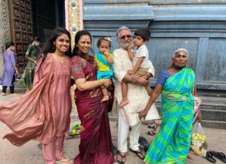 Lakshmy Ramakrishnan Instagram - Temple visit for me, is way of saying thank you to the Universe, connecting with the community ( I mean , local people) and taking in positive vibes, I am dependant on my #faith for #strength and #hope , it is purely personal❤️
