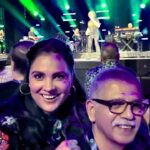 Lara Dutta Instagram - Simply Red baby!!!! Thank you @wplworld for a night that truly was the greatest show on court!!! And the best company to enjoy the music with! @saldanhaclestin !! ♥️♥️♥️. #dubai #padel #simplyred #greatestshowoncourt #concert #dubairocks @lovindubai