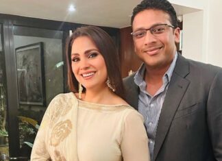 Lara Dutta Instagram - So the husband and I stepped out tonite!!! @mbhupathi Why was this momentous??? Taking Mr. Bhupathi to a fashion event, much less an exhibit is a minor miracle!!! The @nmacc.india inaugural nite 2 was a feast for the eyes!!! The exhibit was breathtaking in everyway!! I could see future generations taking in another exhibit at a future date and some of the clothes on display could be some of the fantastical creations that were on the red carpet tonite!! But, getting back to my husband…. Who must have stepped on atleast 10 trails, capes, feathered plumes tonite!! At one point he imagined that if he had the misfortune of stepping on someone’s trail and the gown ripped off, the lady in question, ( in this case a gorgeous blonde) would be left in her bikini underneath. I felt it was my moral duty to give him a reality check and confirm that in all probability it would be double Spanx and grandma underwear!! All said and done, the Bhupathi’s had a rather enjoyable, rare night of socialising out. Saw and met some gorgeous people and the Ambani family were ever so gracious hosts.