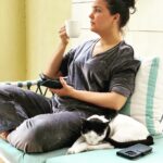 Lara Dutta Instagram - Wishing you a relaxing, rejuvenating Sunday! #catsofinstagram #chai #relax #calm #gratitude #happy