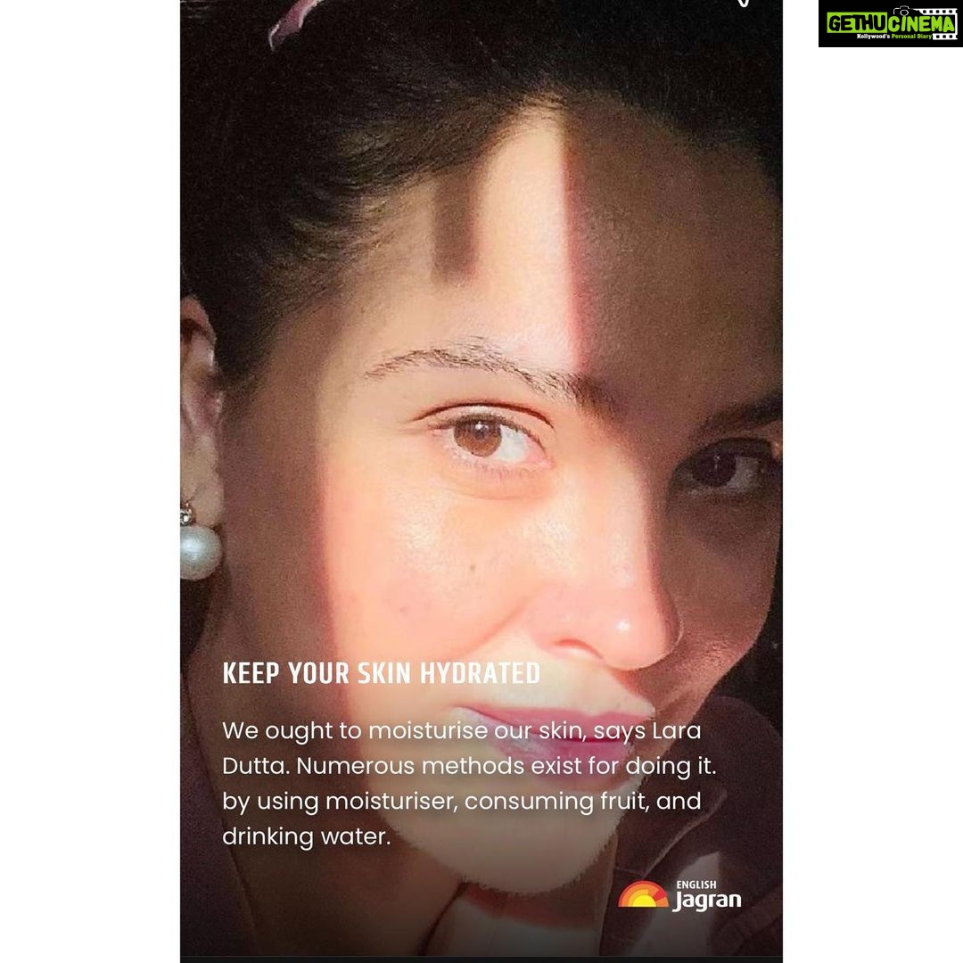 Lara Dutta Instagram - Thank you @jagranenglishnews for this feature! While the temperatures continue to soar, @worldofarias has your Skincare needs covered!! #skincare #beauty #ariasskincare #beautiful #health #breathe