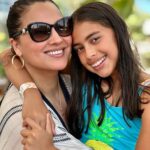 Lara Dutta Instagram - Best time of my life with my goofy, awesome, radiant, wise, most favourite young adult on the planet, EVERRRR!!!!! #daughters #mykid #whoruntheworld #love #bestperson