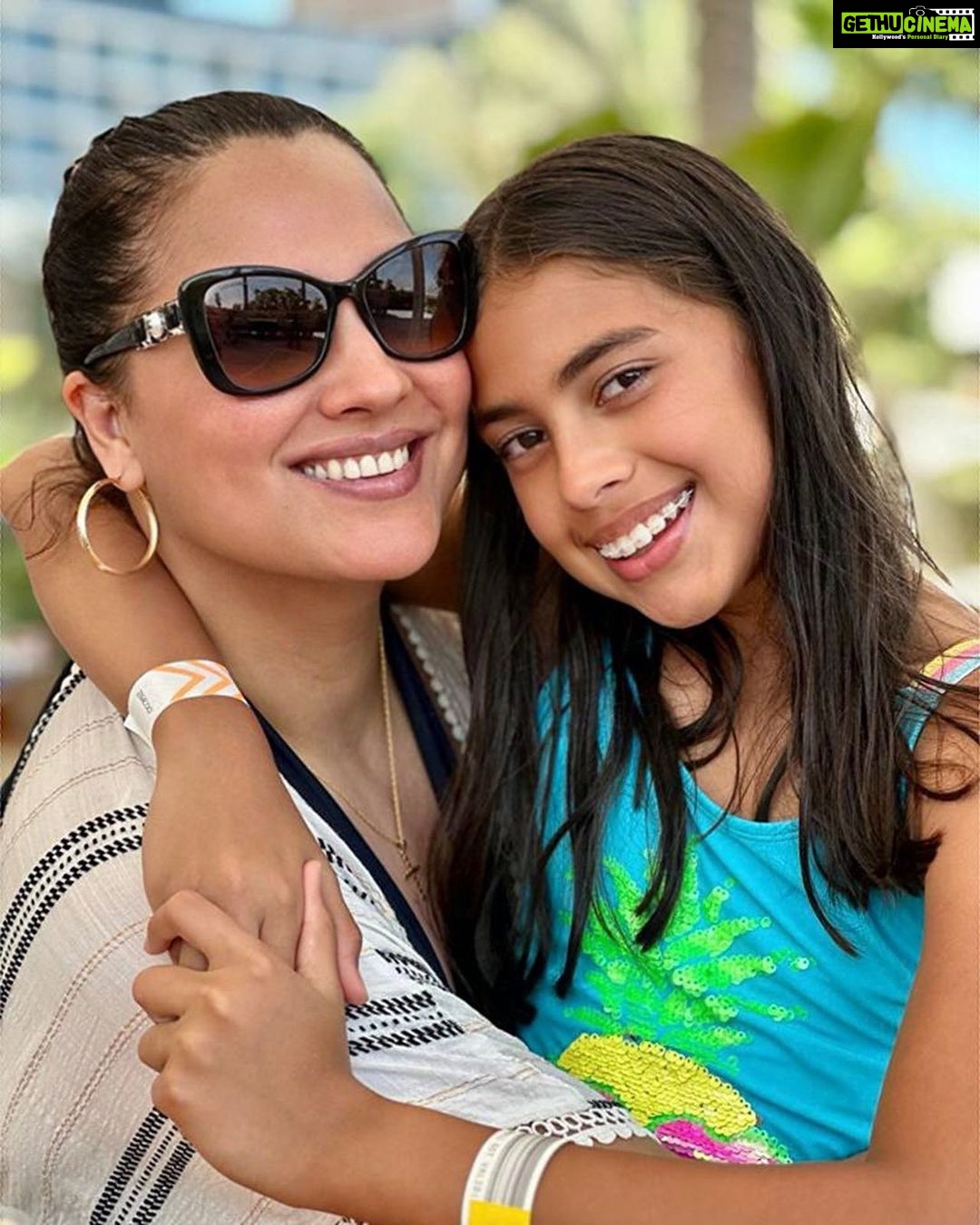 Lara Dutta Instagram - Best time of my life with my goofy, awesome, radiant, wise, most favourite young adult on the planet, EVERRRR!!!!! #daughters #mykid #whoruntheworld #love #bestperson