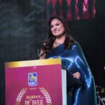 Lara Dutta Instagram - Thank you @darpanmagazine and Vancouver for an unforgettable evening!!! Was an honour to be part of the Power Women of Influence Gala! Wearing: @kiranuttamghosh Hair: @clarabellesaldanha Makeup: @harpsohal