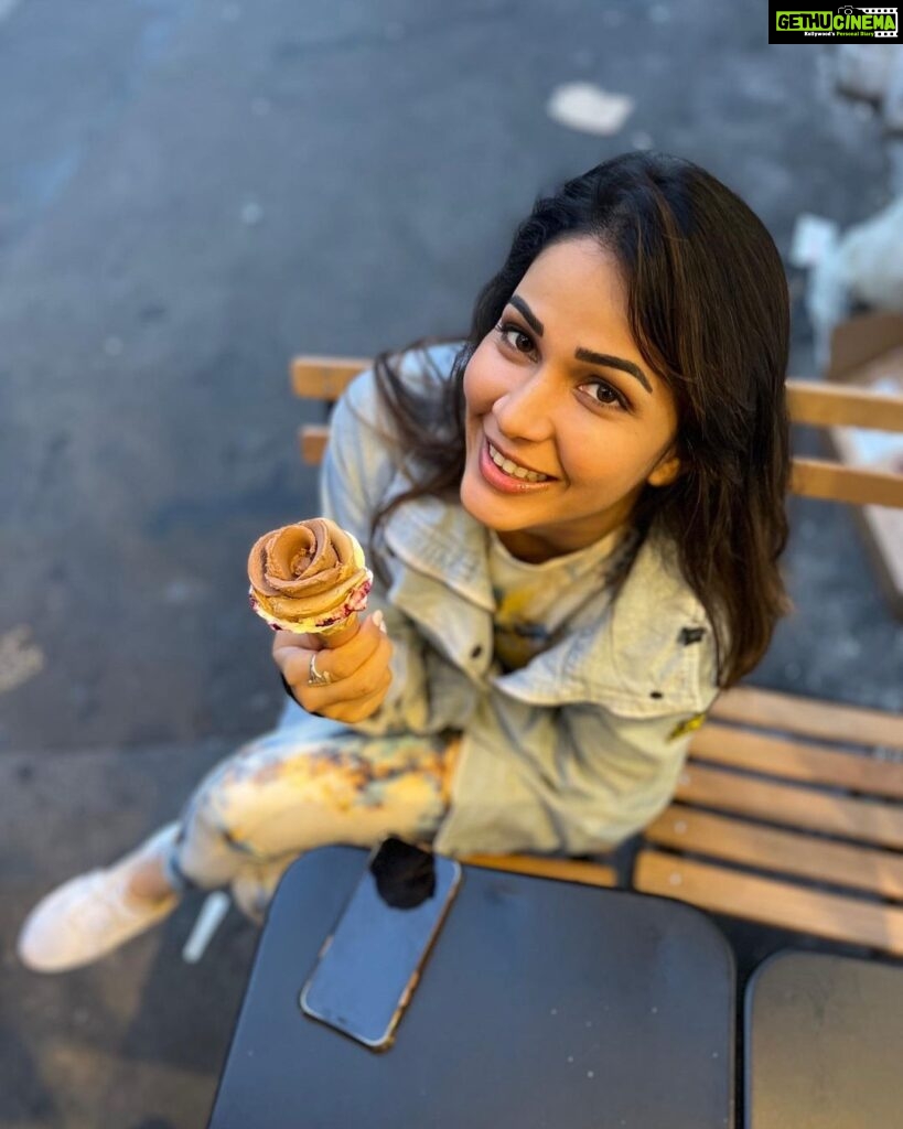 Lavanya Tripathi Instagram - Living the sweets life 🍦