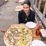 Lavanya Tripathi Instagram – Take me back..i wanna eat this pizza again! London, United Kingdom