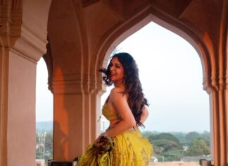 Lavanya Tripathi Instagram - Yellow illuminates my soul ⭐️ . . . . Styled by @rashmitathapa Wearing @archanajaju.in X @elevate_promotions Jewellery @sheetalzaveribyvithaldas Hair/makeup @makeuphairbyrahul Shot by @shaktismaran