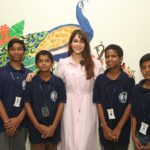 Lavanya Tripathi Instagram - I had the pleasure of visiting Anaandha Vidyarthi griha @orphanage1919 , my heart is full after seeing these bright kids get everything they need to study and have a good life in the future. They cook their meals, clean, have their own salon, sewing machines too, and take care of the center better than any other place I've seen. Rajesh garu is such an inspiration, I'll keep doing my part, thank you for inviting me to your home and for being such a welcoming host. I had doubts about calling the press here, because it was very personal to me, but after I went over there, I realized that people needed to see this place, this will help them and anyone in need ♥️