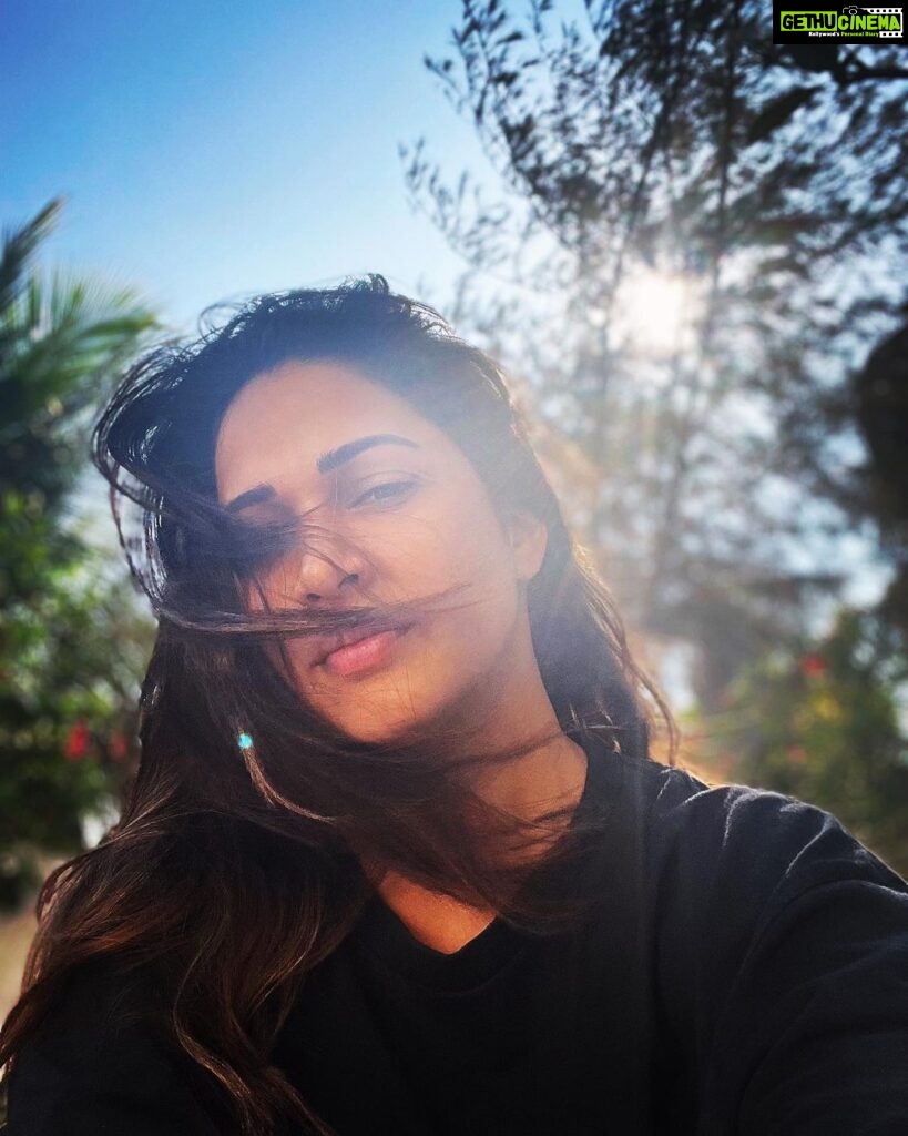 Lavanya Tripathi Instagram - 'Cause I got the wind in my hair And a gleam in my eyes And an endless horizon I got a smile on my face And I'm walking on air!