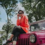 Lena Kumar Instagram – I’d love to show you the place where this pic was taken. Will share it soon. 

Photo @ak_1996_47 
#colours #jeep #nature #travel #kerala #incredibleindia #wanderlust #actress #actorslife #blessed #life