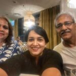 Lena Kumar Instagram – Surprise visits with parents are the best ! @tinamohankumar and @mohankumarthathampilly ❤️ Crowne Plaza Kochi