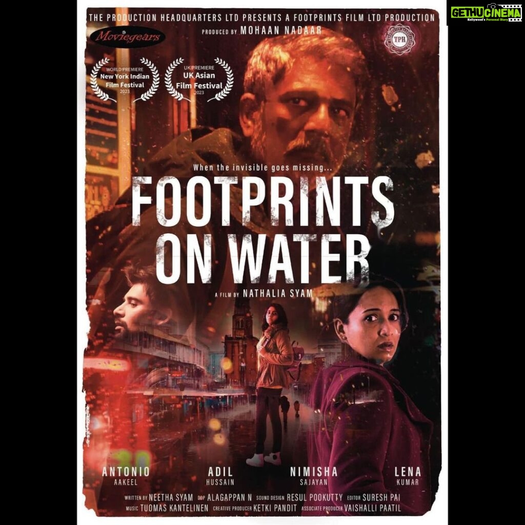 Lena Kumar Instagram - Excited to share that our British Feature, Footprints On Water, will have our World Premiere with New York Indian Film Festival in New York on May 12th followed by UK Premiere with UK Asian Film Festival's 25th Silver Jubilee Programme in London on the 13th May. Seeking all your well wishes. #nyiff #ukaff #newyork #uk #premier #british #film #footprintsonwater @tphquk @mohaannadaar @neethasyam @nathalia_syam @alagappan.n.cinematographer @_adilhussain @antonioaakeel @lenaasmagazine @nimisha_sajayan