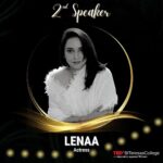 Lena Kumar Instagram - Lenaa has appeared in over 160 films in five different languages during her career, which has lasted over 24 years. She is incredibly versatile and has portrayed several strong characters who have all left a lasting impression on many people's hearts. She also had practical experience as a psychologist before entering the film industry. Join us as we welcome Lenaa as one of our prominent speakers on August 29th.