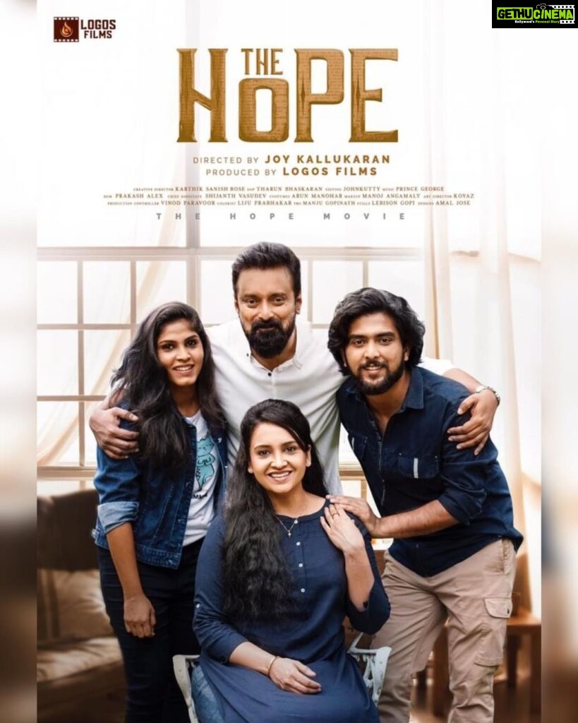 Lena Kumar Instagram - When all else fails, HOPE remains!! Presenting the first look poster of the English, Hindi, and Malayalam language movie THE HOPE. #TheHope #movie @being_gabri @sijoyofficial