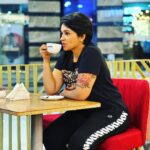 Lena Kumar Instagram - Stressed,blessed,and coffee obsessed . . 📸 @aslam_bin_zuhra #coffee #coffeelover #lulumallkochi #lulumall #lena #womensdaypic #kochi LuLu Mall Kochi
