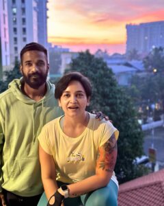 Lena Kumar Instagram - Thank you @ajithbabu7 @liftwithajith for getting me started on the right path of fitness and health. #newbeginnings #health #fitness #toned #muscle #lift #trainer #coach #mindset #body #mind #motivation #transformation #evolution